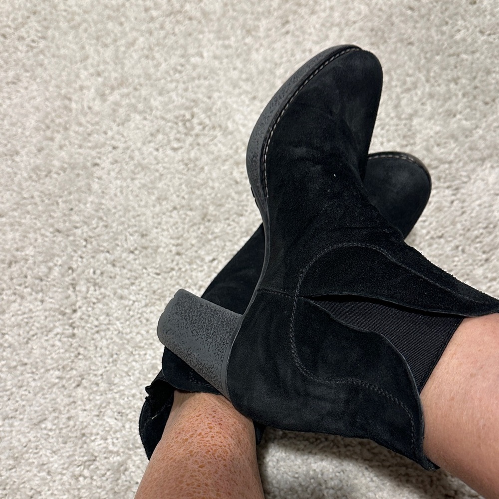 Black Suede Ankle Boots